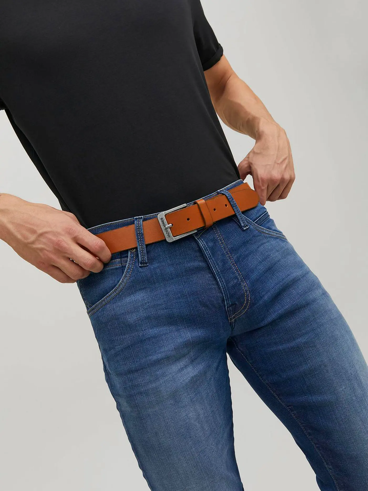 JACK & JONES | Ledergürtel JACROCK | 